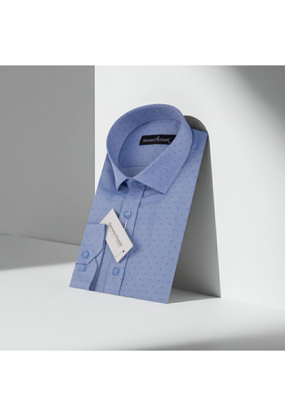 Slim Fit Uzun Kol Desenli Armürlü Jakar Erkek Gömlek 3GMK330372004 - Giovanni Fratelli