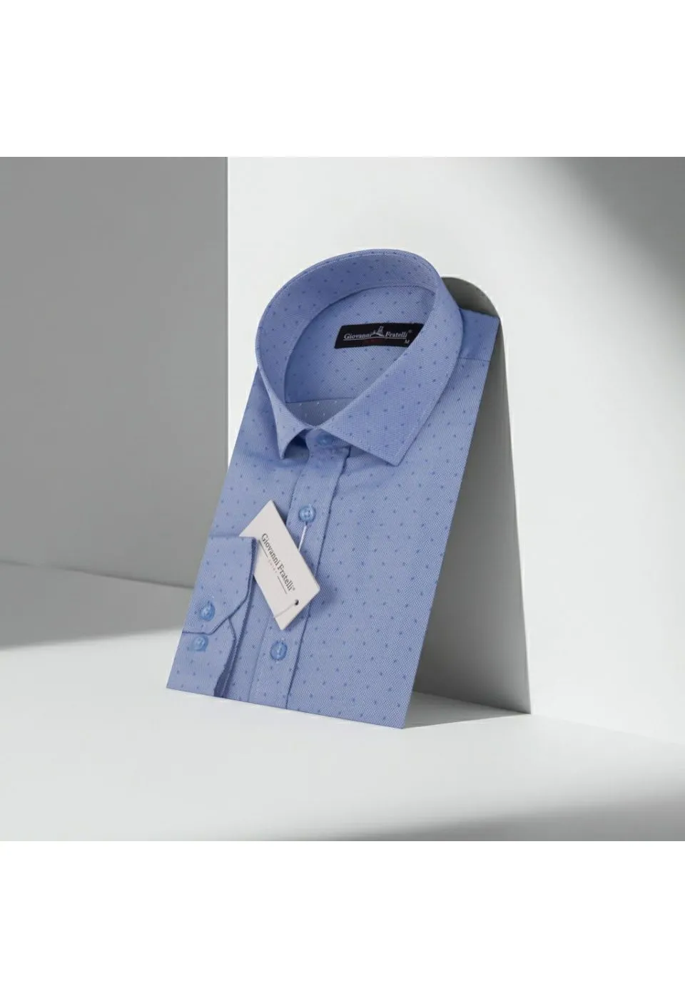 Slim Fit Uzun Kol Desenli Armürlü Jakar Erkek Gömlek 3GMK330372004 - Giovanni Fratelli