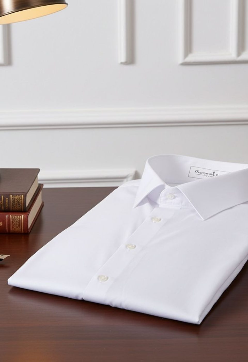 Beyaz Büyük Beden Slim Fit Uzun Kol Düz Renk Erkek Gömlek 4GMK310408BYZ