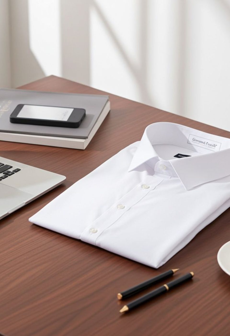 0300 BT CR BYZ Beyaz Büyük Beden Slim Fit Uzun Kol Düz Renk Erkek Gömlek 4GMK310408BYZ - Giovanni Fratelli