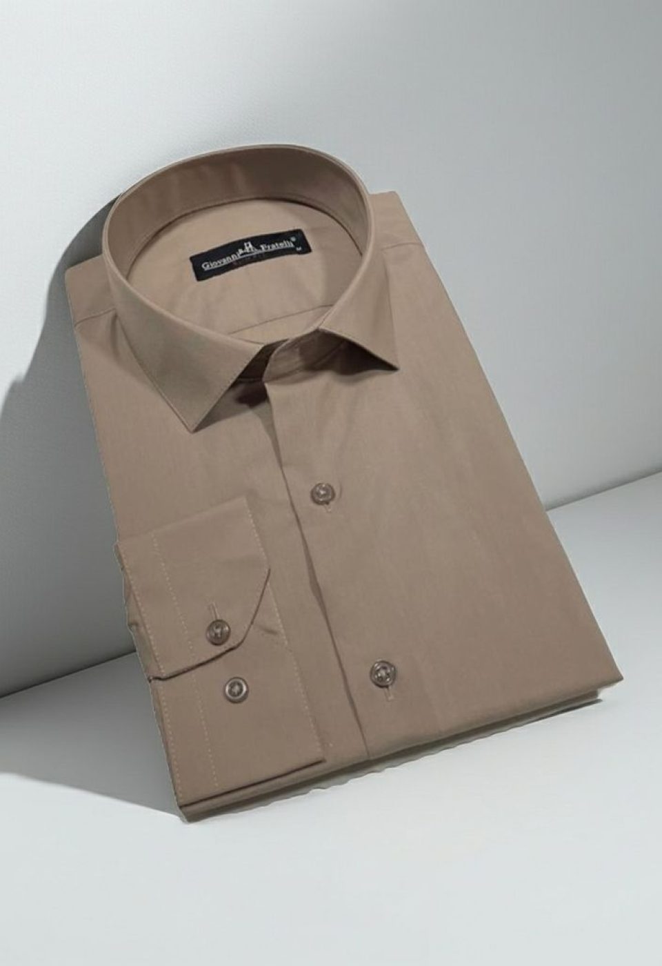 Slim Fit Uzun Kol Düz Renk Erkek Gömlek 3GMK310408008