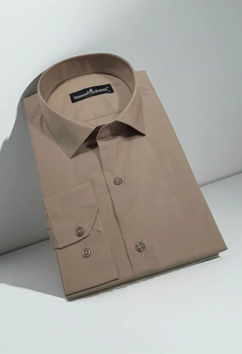 Slim Fit Uzun Kol Düz Renk Erkek Gömlek 3GMK310408008