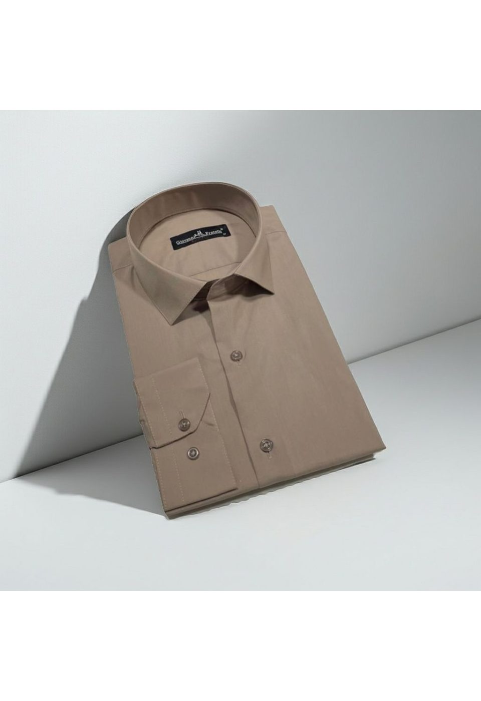 Slim Fit Uzun Kol Düz Renk Erkek Gömlek 3GMK310408008 - Giovanni Fratelli