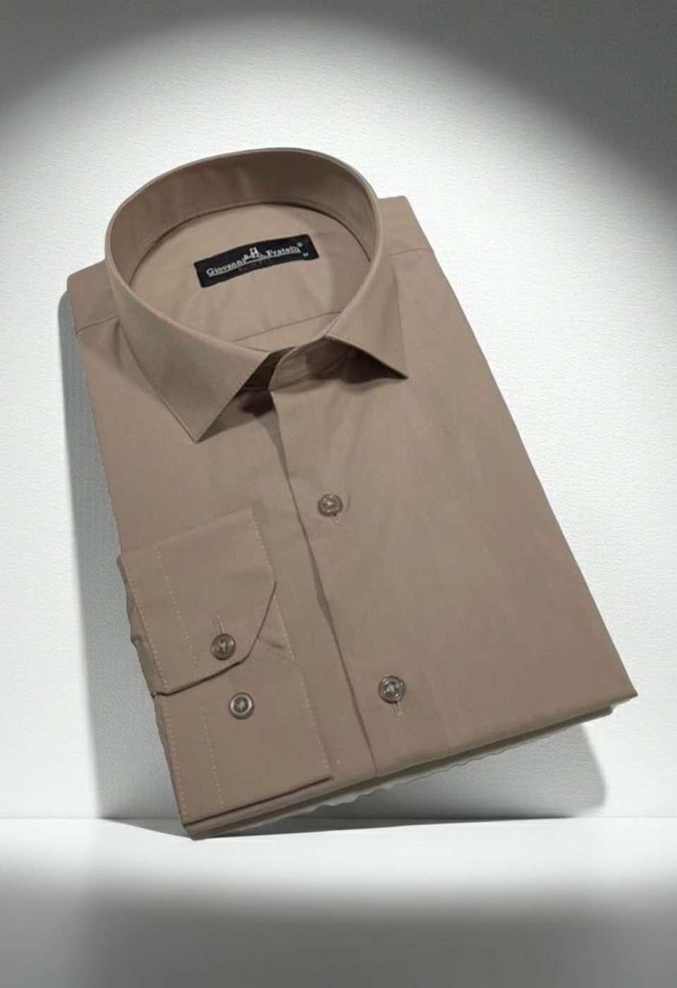 Slim Fit Uzun Kol Düz Renk Erkek Gömlek 3GMK310408008 - Giovanni Fratelli