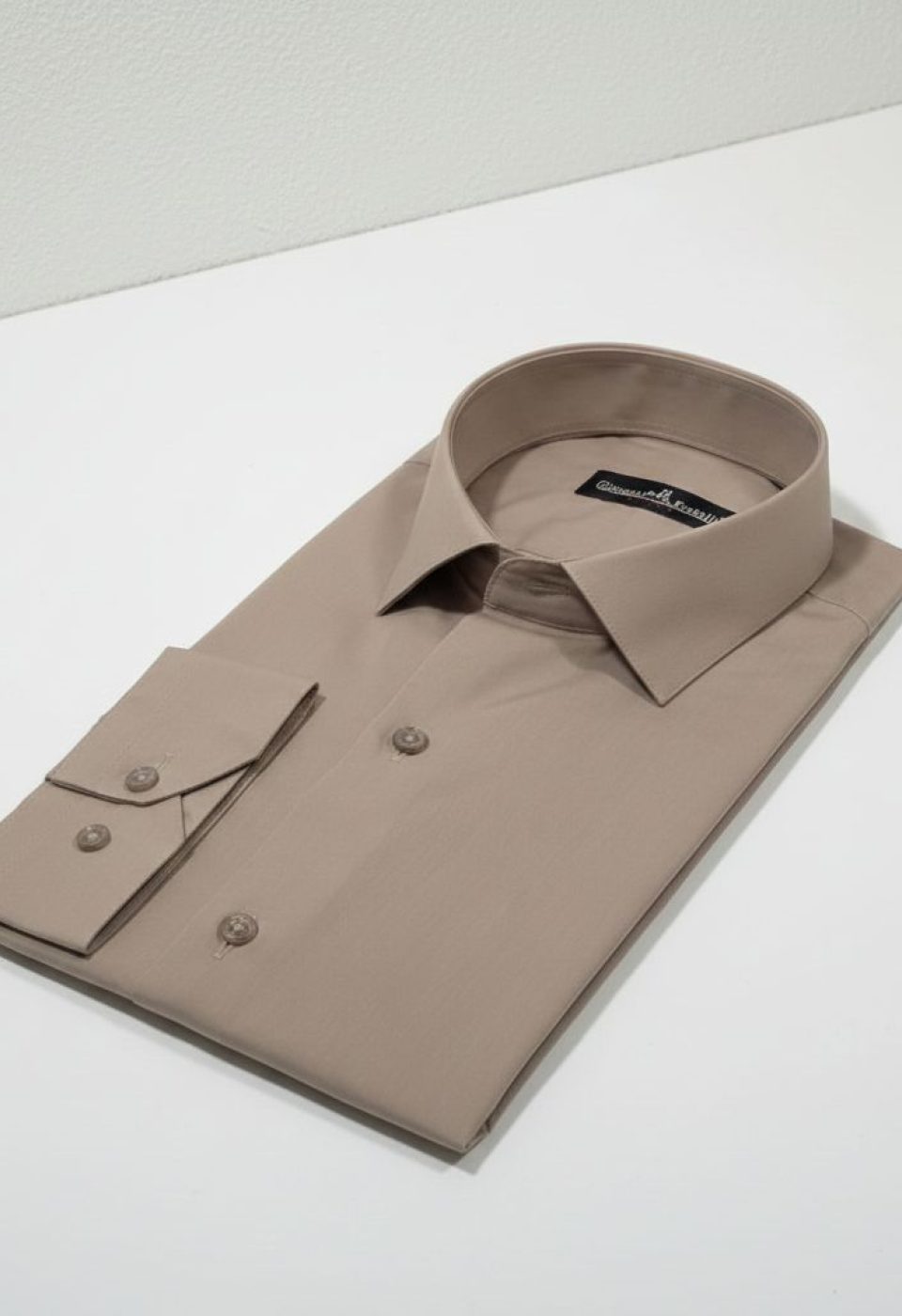 Slim Fit Uzun Kol Düz Renk Erkek Gömlek 3GMK310408008