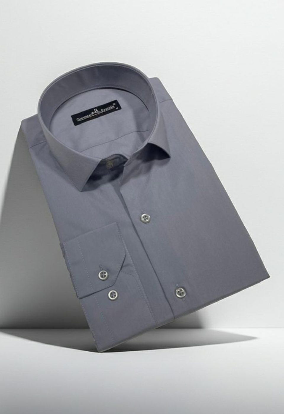 Slim Fit Uzun Kol Düz Renk Erkek Gömlek 3GMK310408009 - Giovanni Fratelli