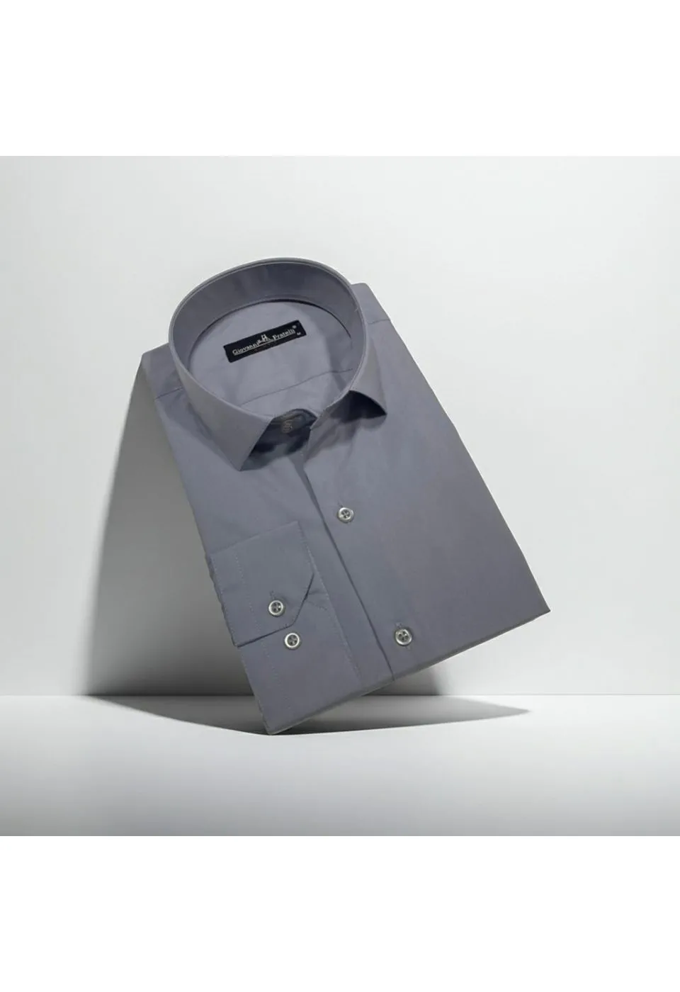 Slim Fit Uzun Kol Düz Renk Erkek Gömlek 3GMK310408009 - Giovanni Fratelli