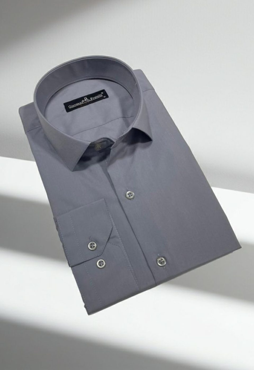 Slim Fit Uzun Kol Düz Renk Erkek Gömlek 3GMK310408009 - Giovanni Fratelli