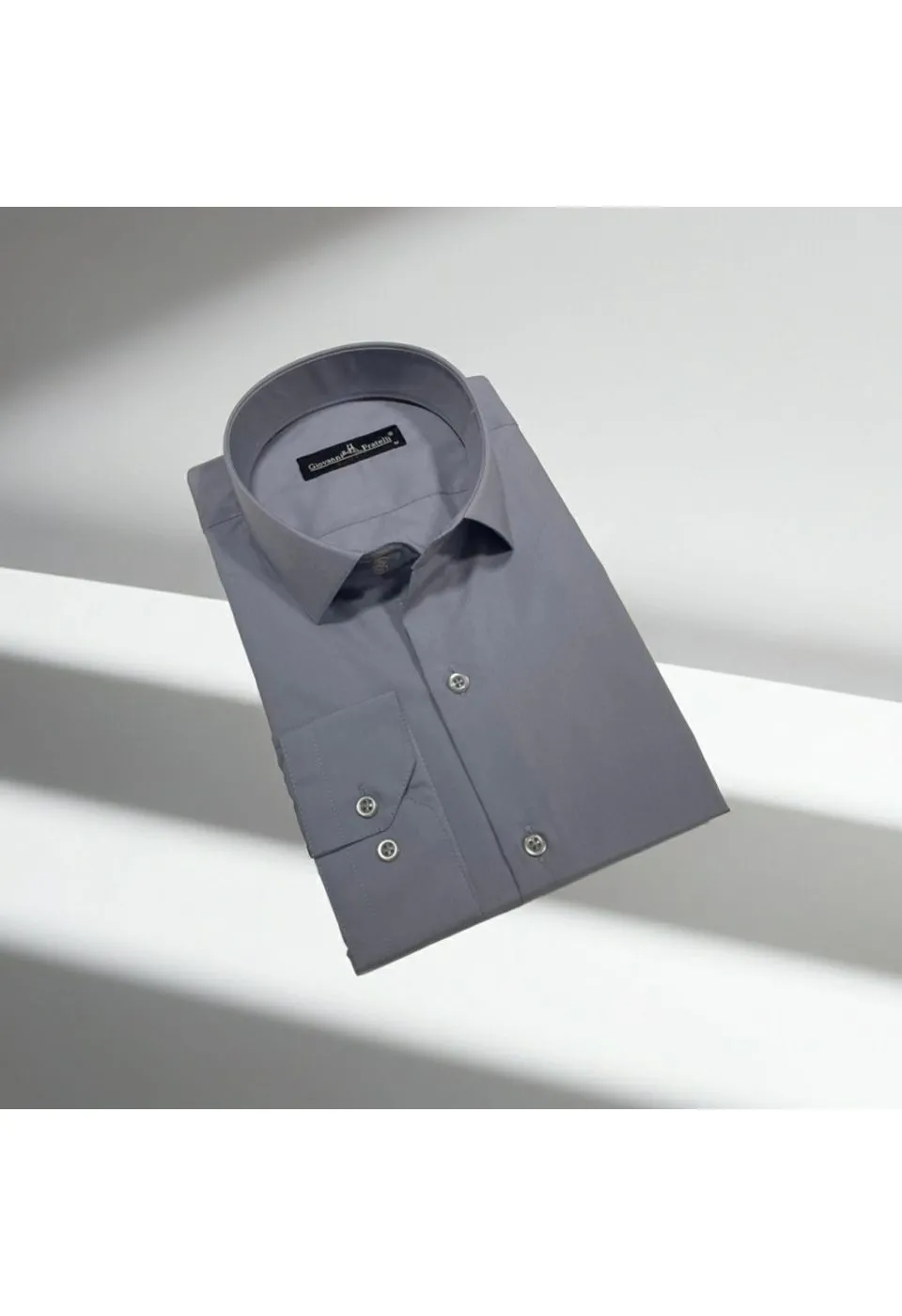 Slim Fit Uzun Kol Düz Renk Erkek Gömlek 3GMK310408009 - Giovanni Fratelli