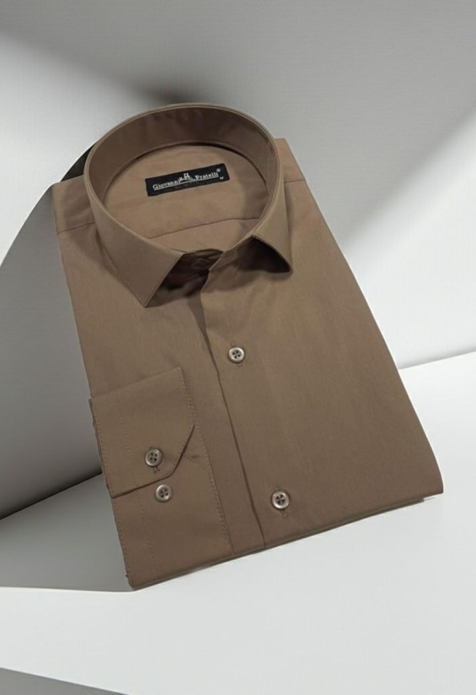 Slim Fit Uzun Kol Düz Renk Erkek Gömlek 3GMK310408010 - Giovanni Fratelli