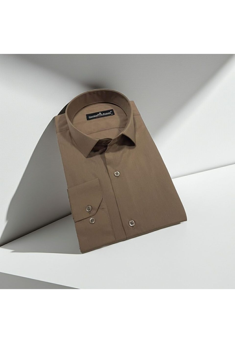 Slim Fit Uzun Kol Düz Renk Erkek Gömlek 3GMK310408010 - Giovanni Fratelli