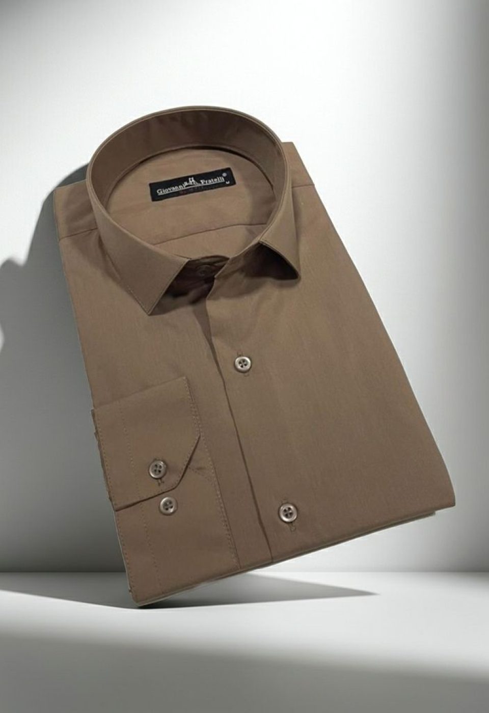 Slim Fit Uzun Kol Düz Renk Erkek Gömlek 3GMK310408010 - Giovanni Fratelli