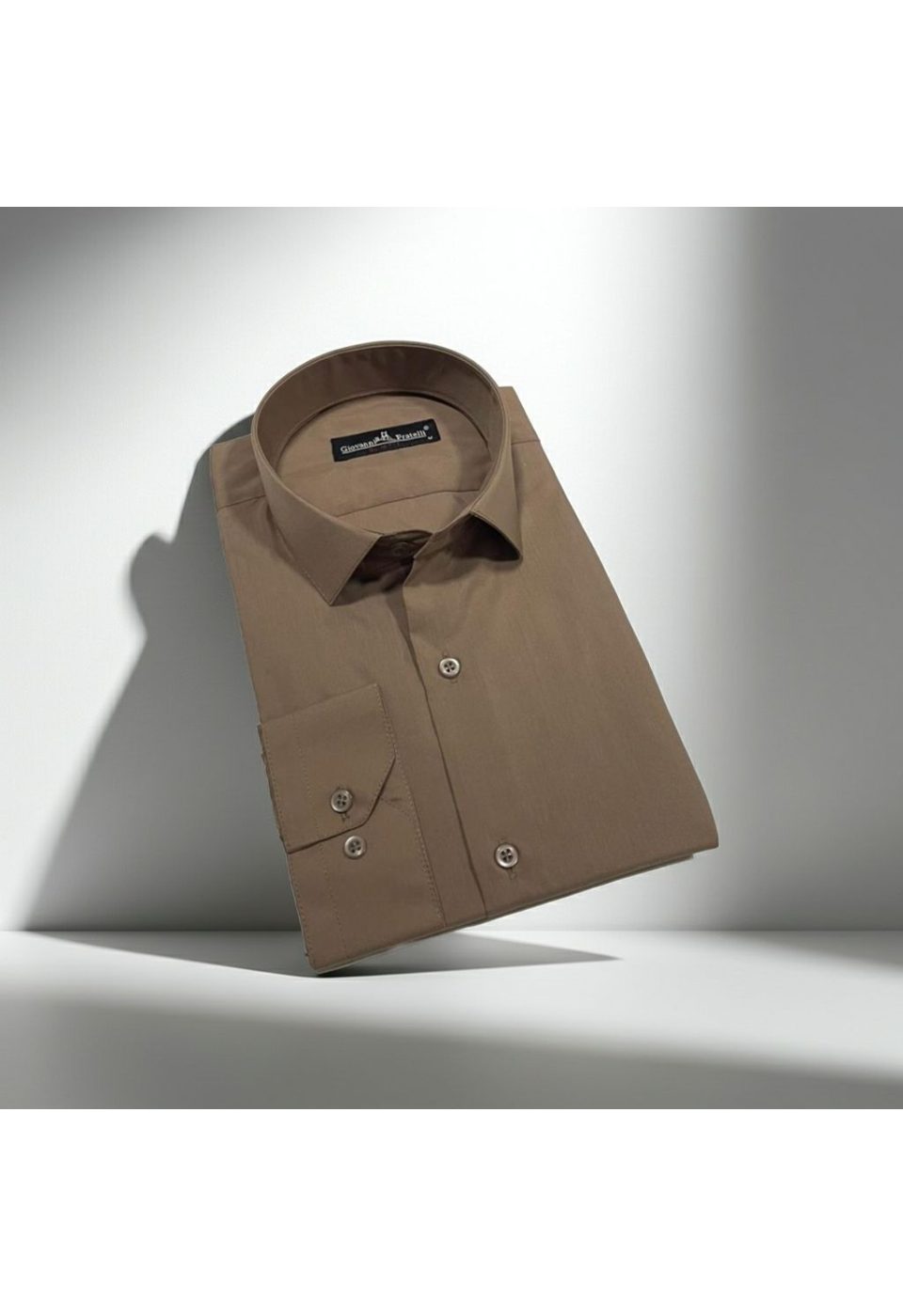 Slim Fit Uzun Kol Düz Renk Erkek Gömlek 3GMK310408010 - Giovanni Fratelli
