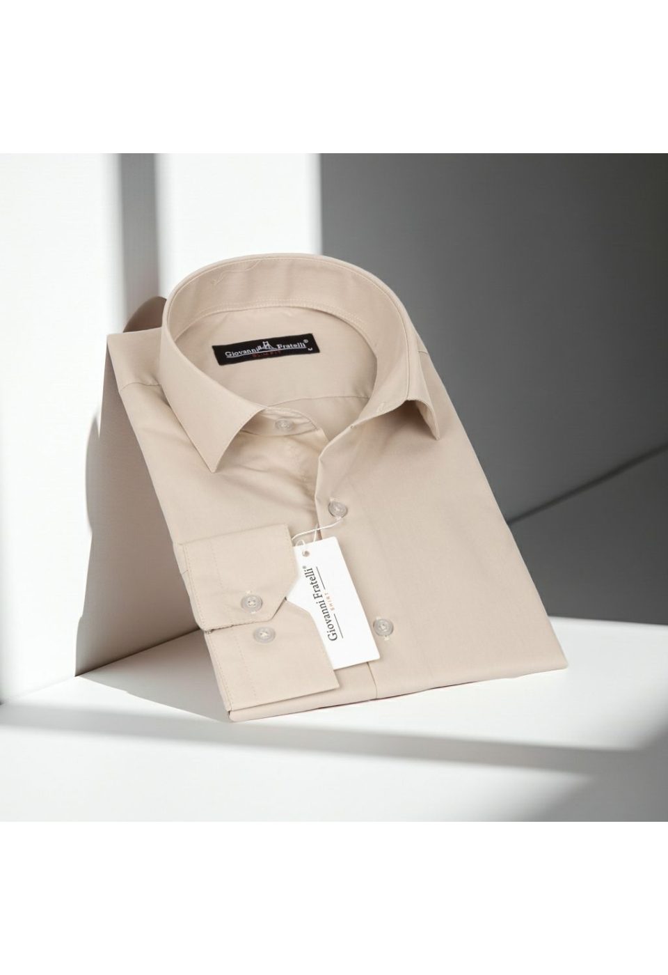 0408 CR 014 Slim Fit Uzun Kol Düz Renk Erkek Gömlek 3GMK310408014 - Giovanni Fratelli