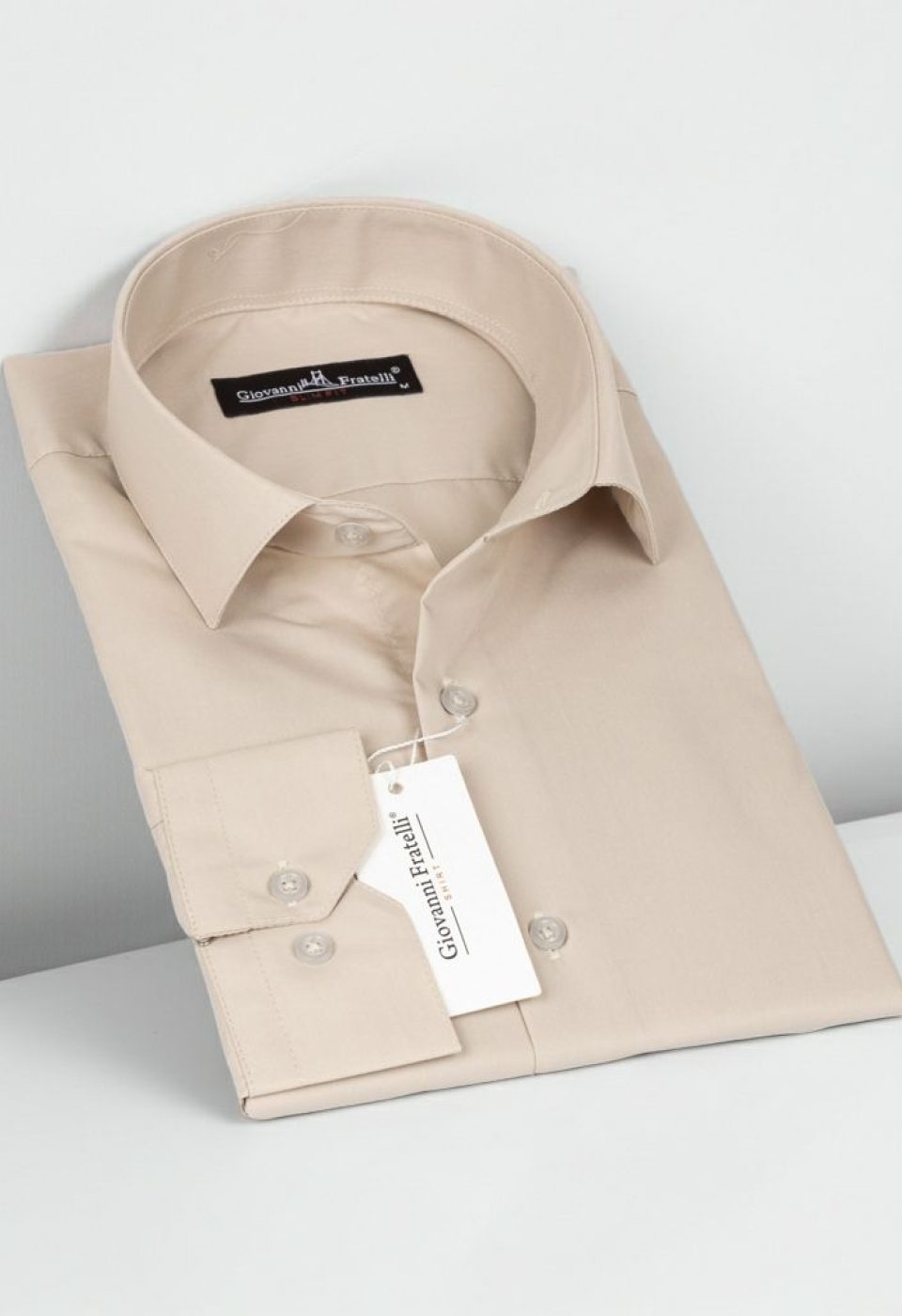 Slim Fit Uzun Kol Düz Renk Erkek Gömlek 3GMK310408014