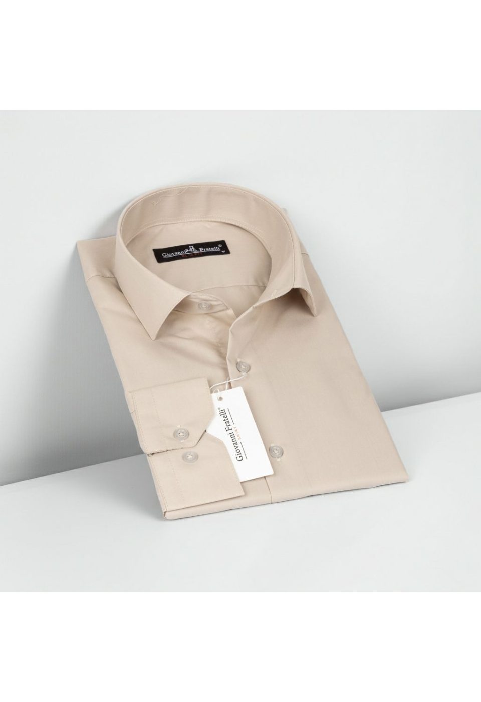 0408 CR 014 Slim Fit Uzun Kol Düz Renk Erkek Gömlek 3GMK310408014 - Giovanni Fratelli