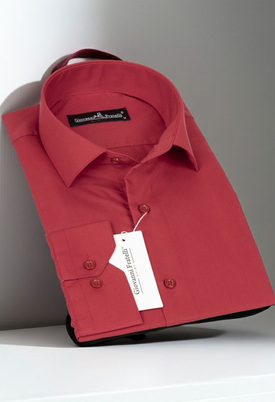Slim Fit Uzun Kol Düz Renk Erkek Gömlek 3GMK310408016 - Giovanni Fratelli