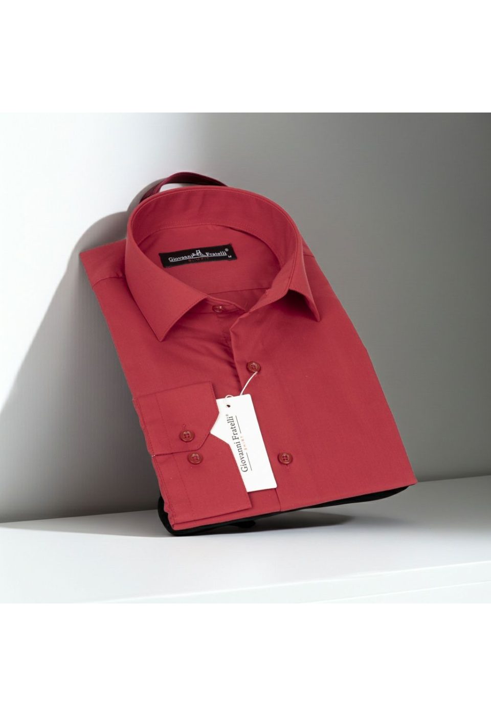 Slim Fit Uzun Kol Düz Renk Erkek Gömlek 3GMK310408016 - Giovanni Fratelli