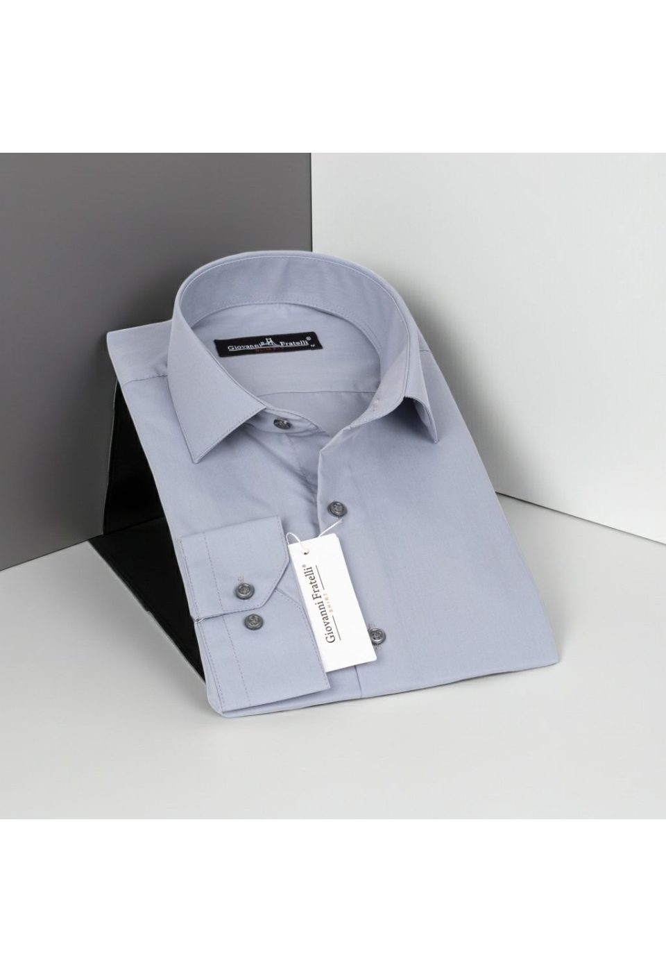 Slim Fit Uzun Kol Düz Renk Erkek Gömlek 3GMK310408019 - Giovanni Fratelli