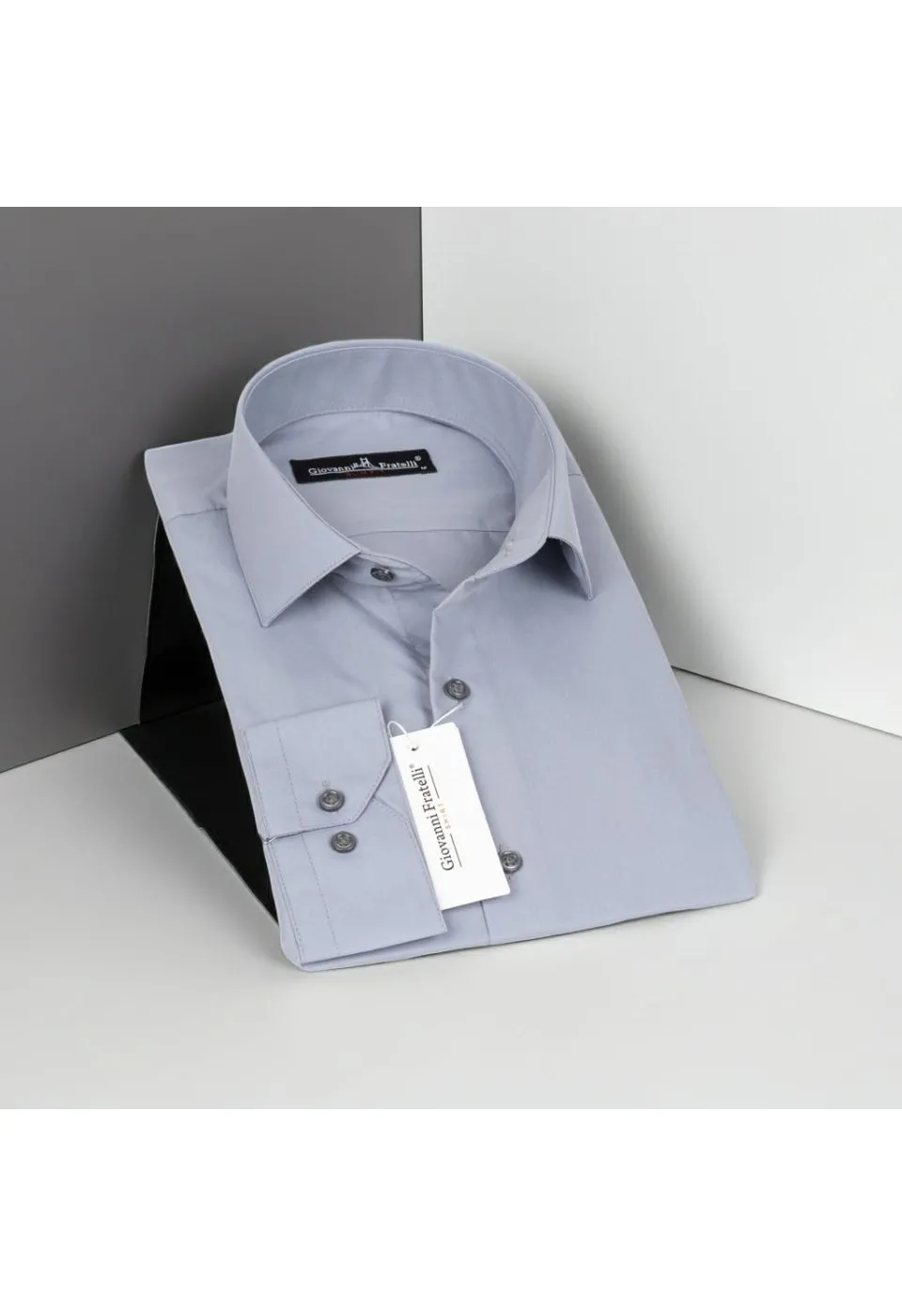 Slim Fit Uzun Kol Düz Renk Erkek Gömlek 3GMK310408019 - Giovanni Fratelli