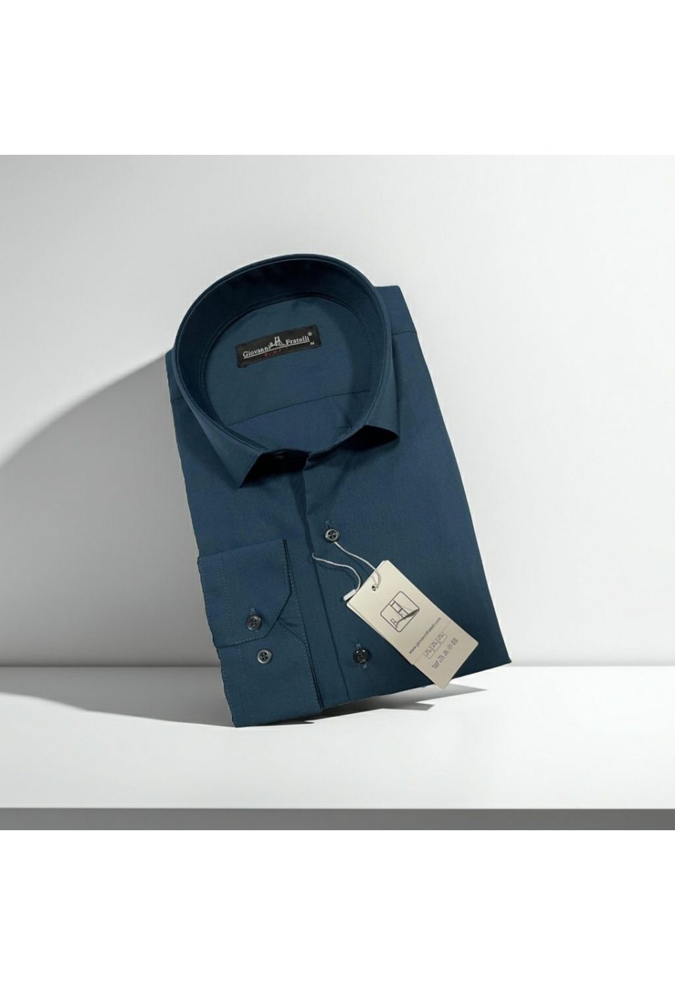 Slim Fit Uzun Kol Düz Renk Erkek Gömlek 3GMK310408042 - Giovanni Fratelli