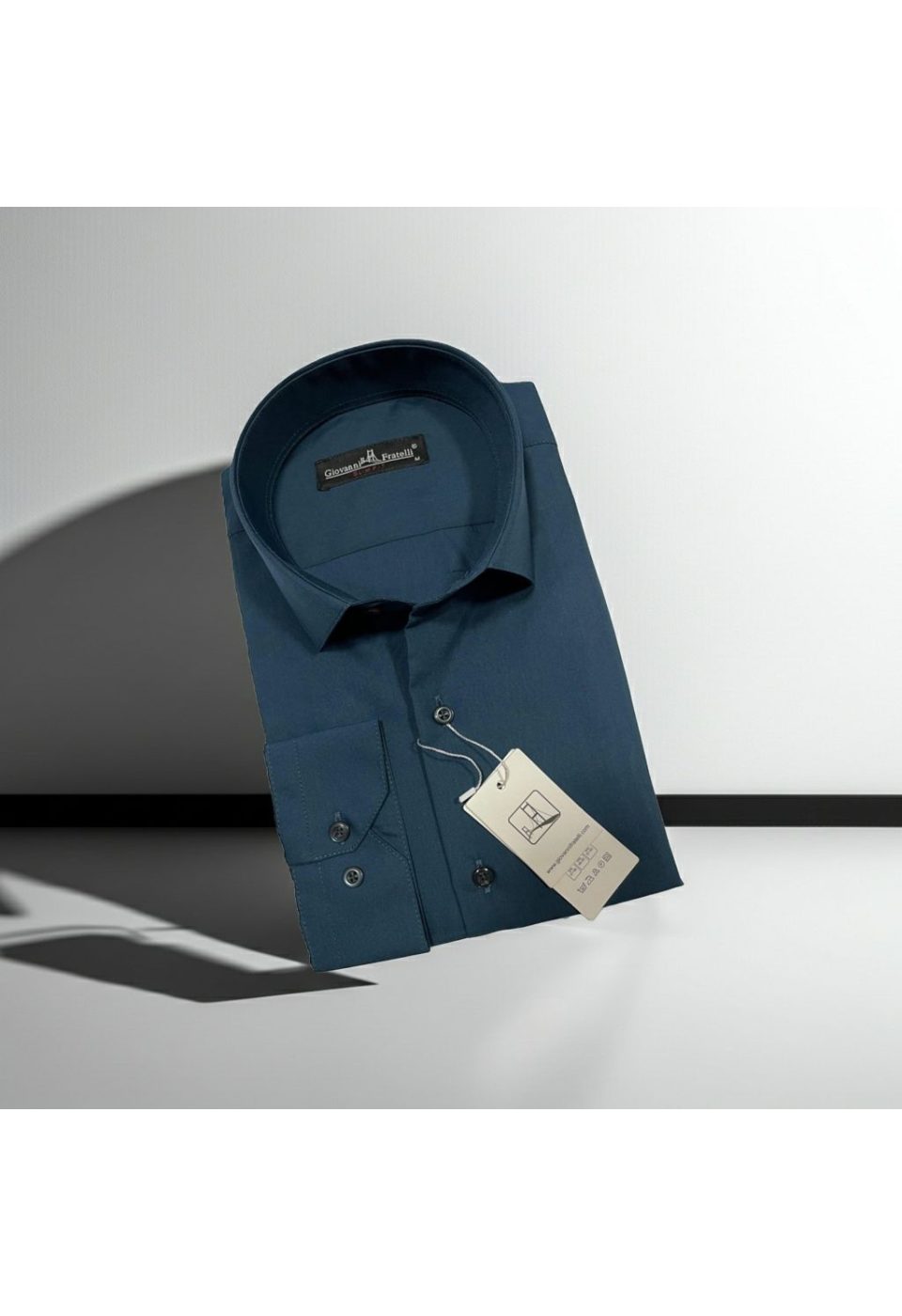 Slim Fit Uzun Kol Düz Renk Erkek Gömlek 3GMK310408042 - Giovanni Fratelli