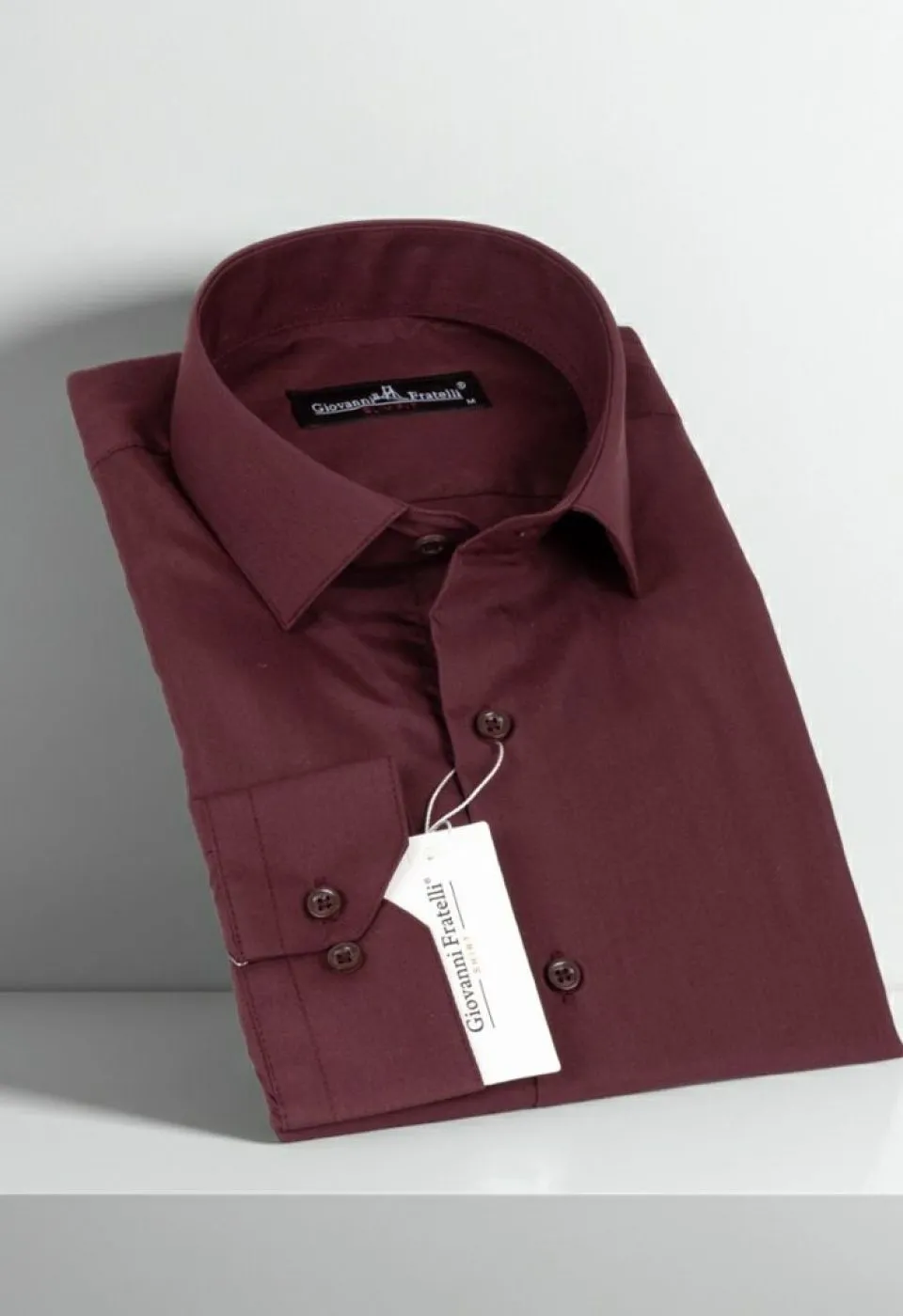 Slim Fit Uzun Kol Düz Renk Erkek Gömlek 3GMK310408043 - Giovanni Fratelli
