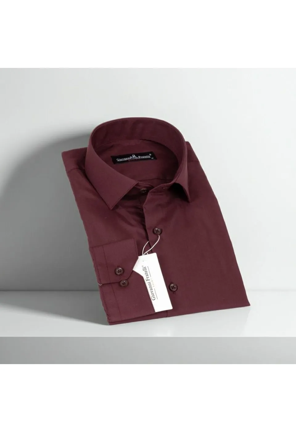 Slim Fit Uzun Kol Düz Renk Erkek Gömlek 3GMK310408043 - Giovanni Fratelli