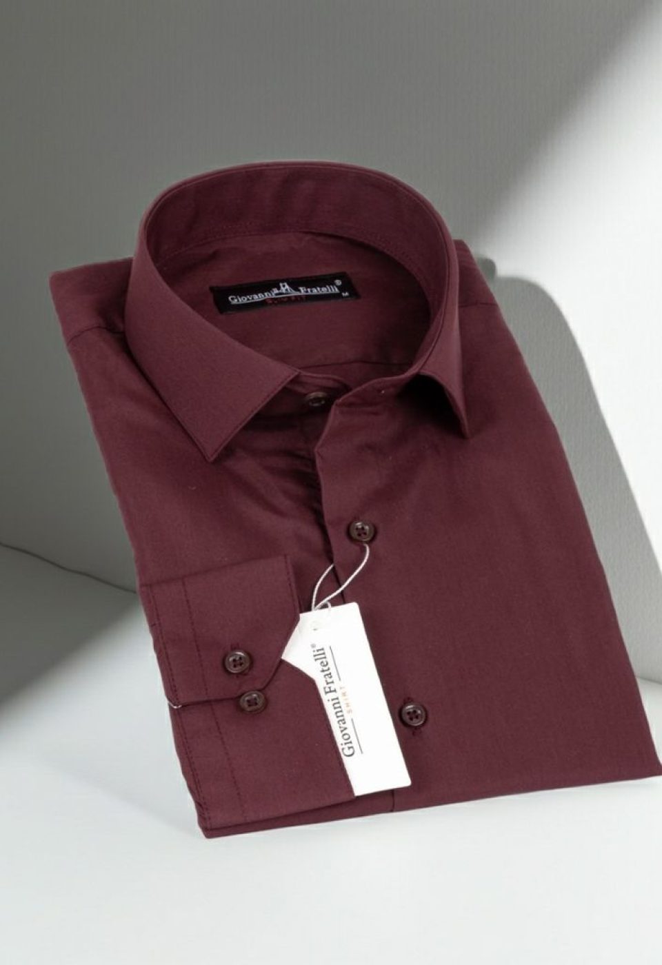 0408 CR 043 Slim Fit Uzun Kol Düz Renk Erkek Gömlek 3GMK310408043 - Giovanni Fratelli
