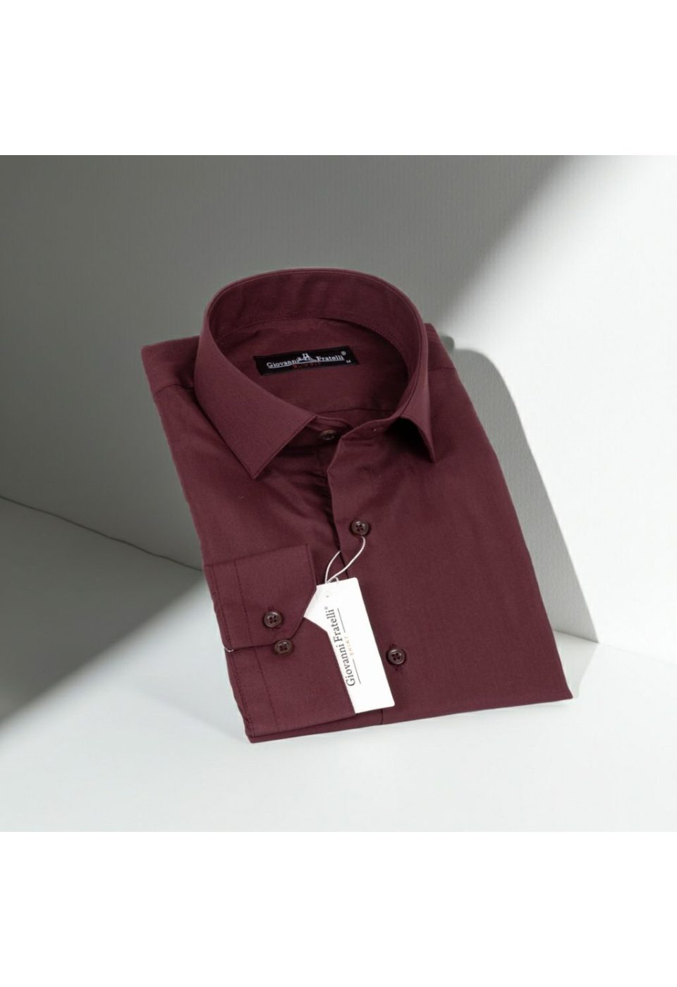 0408 CR 043 Slim Fit Uzun Kol Düz Renk Erkek Gömlek 3GMK310408043 - Giovanni Fratelli