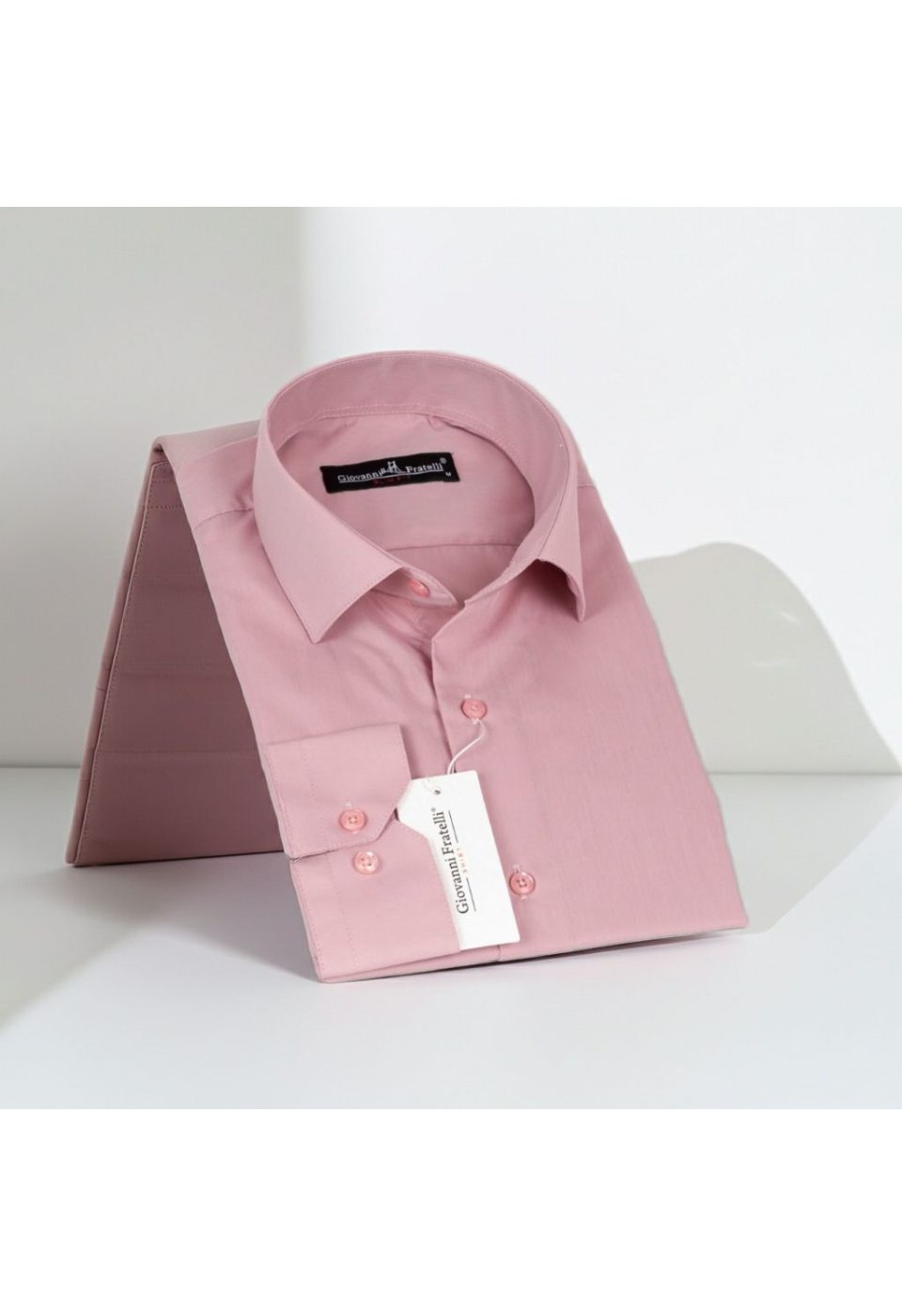 Slim Fit Uzun Kol Düz Renk Erkek Gömlek 3GMK310408048 - Giovanni Fratelli