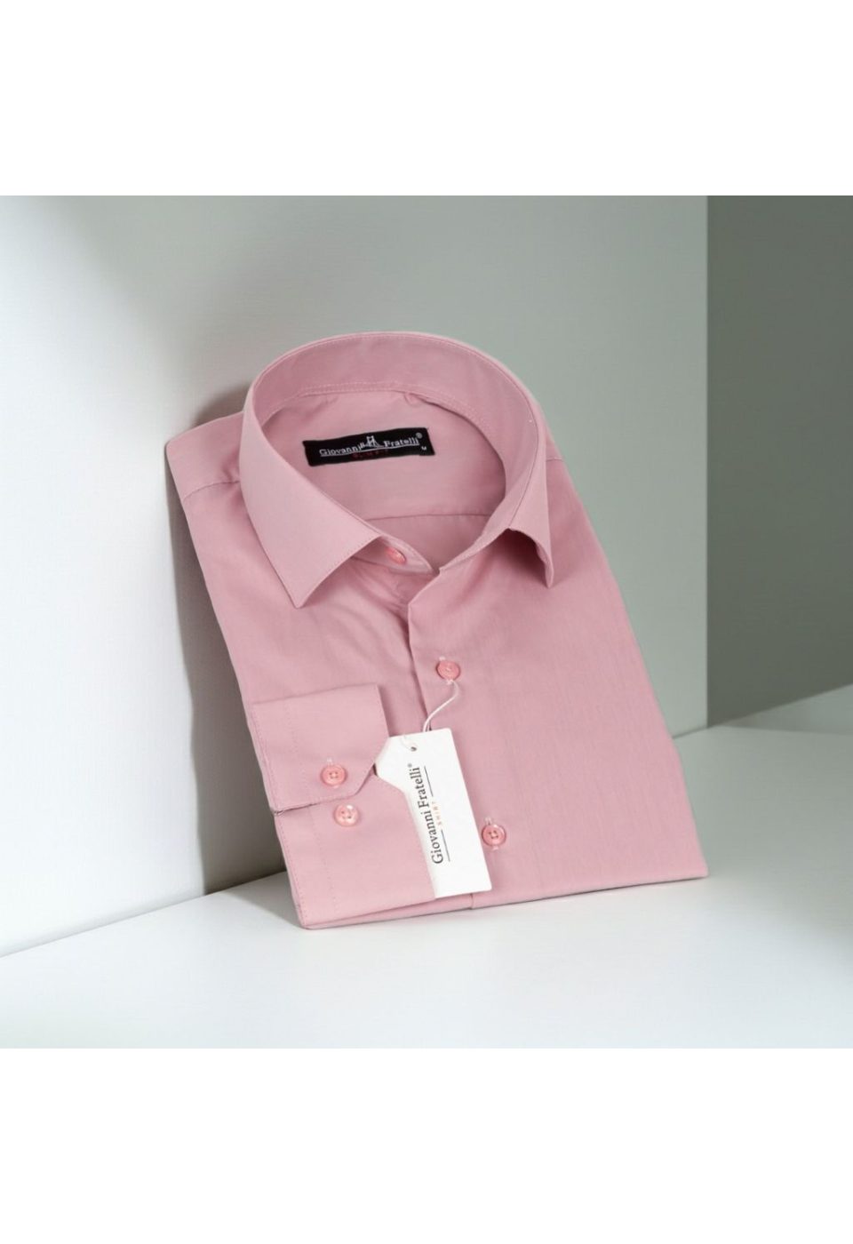 Slim Fit Uzun Kol Düz Renk Erkek Gömlek 3GMK310408048 - Giovanni Fratelli