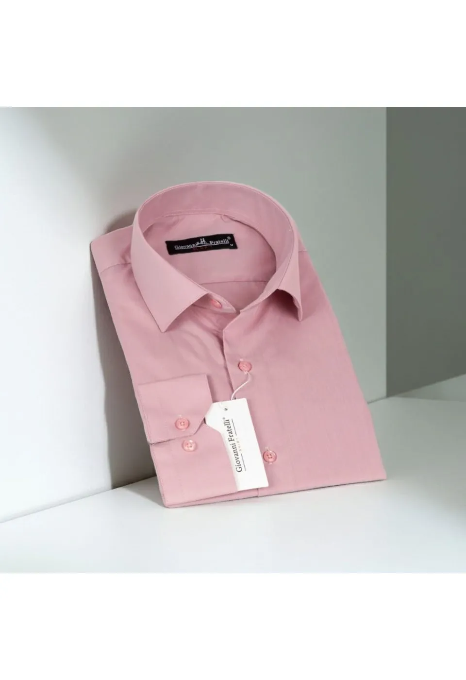 Slim Fit Uzun Kol Düz Renk Erkek Gömlek 3GMK310408048 - Giovanni Fratelli