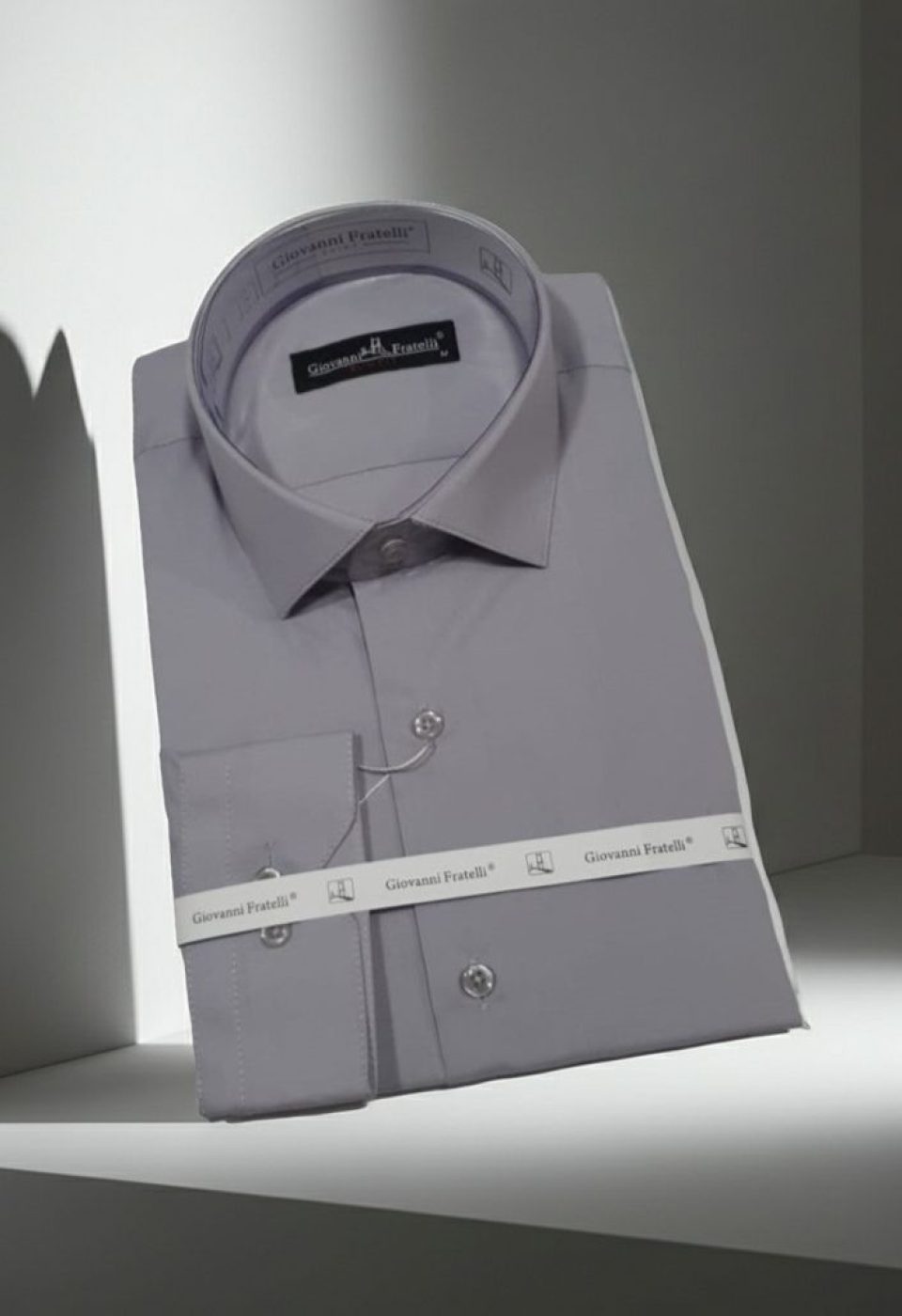 Slim Fit Uzun Kol Düz Renk Erkek Gömlek 3GMK310408061 - Giovanni Fratelli