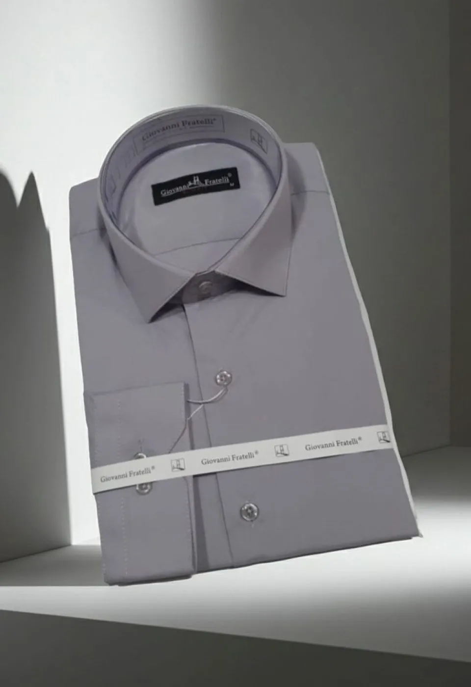 Slim Fit Uzun Kol Düz Renk Erkek Gömlek 3GMK310408061 - Giovanni Fratelli