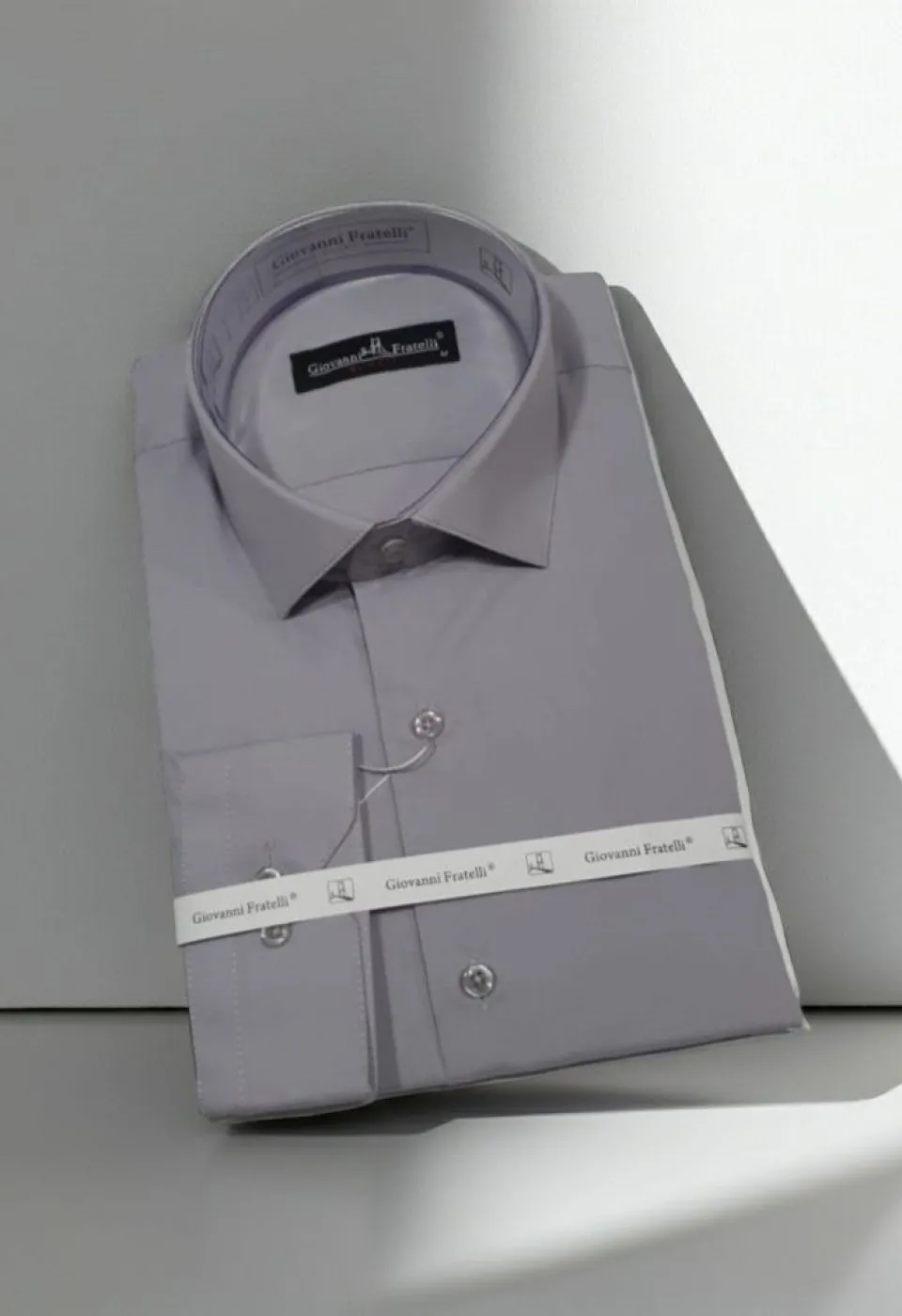 Slim Fit Uzun Kol Düz Renk Erkek Gömlek 3GMK310408061 - Giovanni Fratelli