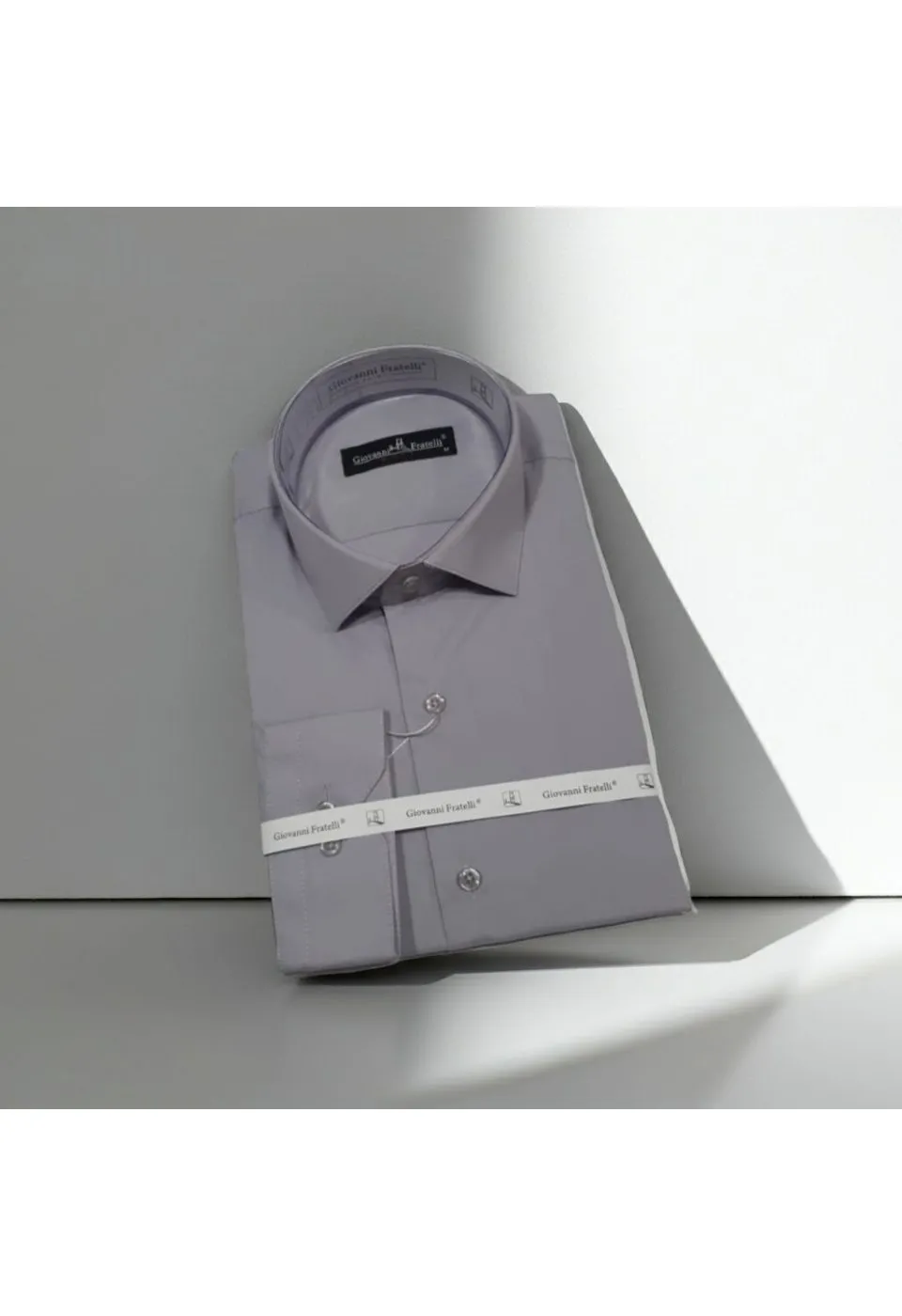 Slim Fit Uzun Kol Düz Renk Erkek Gömlek 3GMK310408061 - Giovanni Fratelli