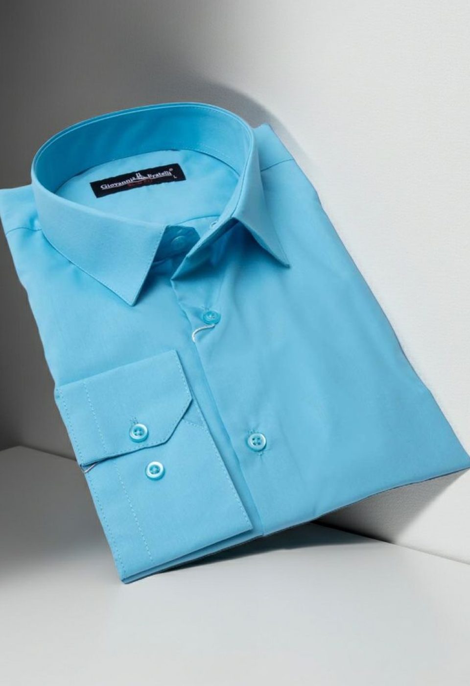 Slim Fit Uzun Kol Düz Renk Erkek Gömlek 3GMK310408062