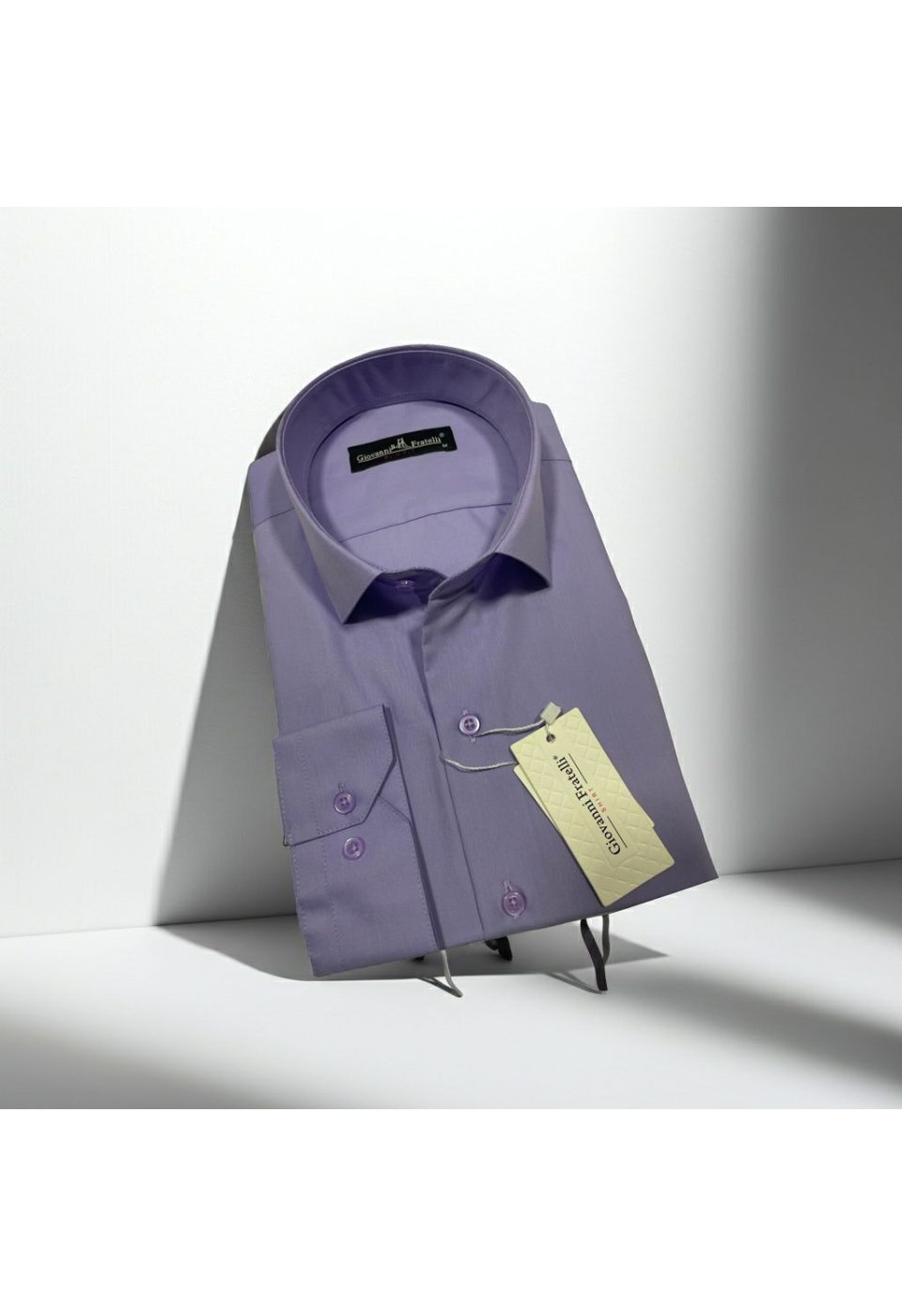 0408 CR 076 Slim Fit Uzun Kol Düz Renk Erkek Gömlek 3GMK310408076 - Giovanni Fratelli