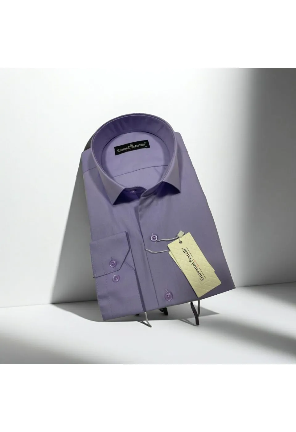 Slim Fit Uzun Kol Düz Renk Erkek Gömlek 3GMK310408076 - Giovanni Fratelli