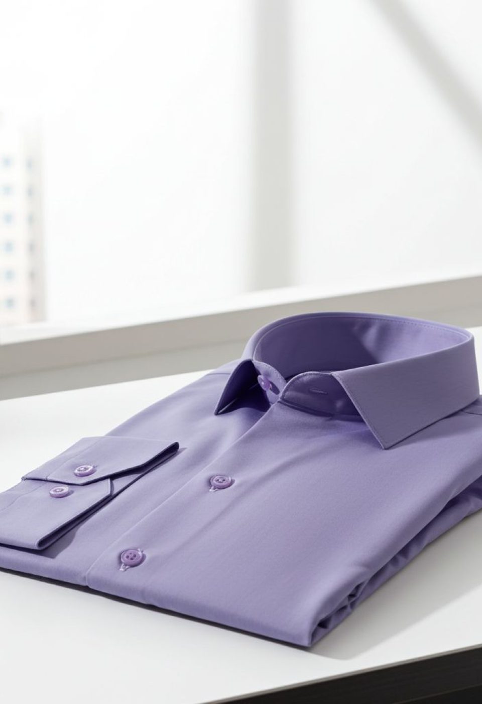 Slim Fit Uzun Kol Düz Renk Erkek Gömlek 3GMK310408076