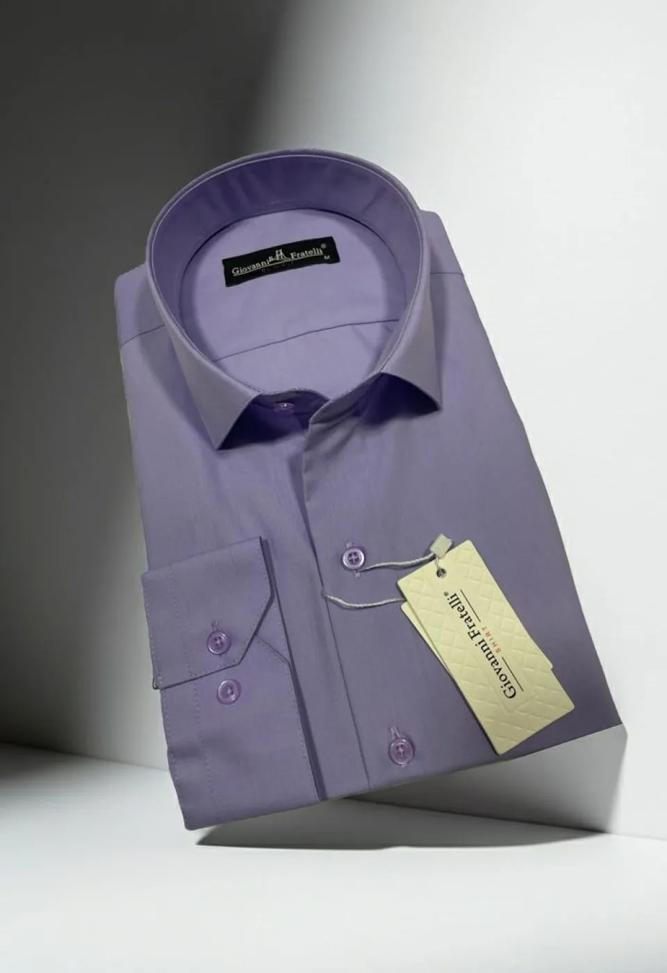 Slim Fit Uzun Kol Düz Renk Erkek Gömlek 3GMK310408076 - Giovanni Fratelli