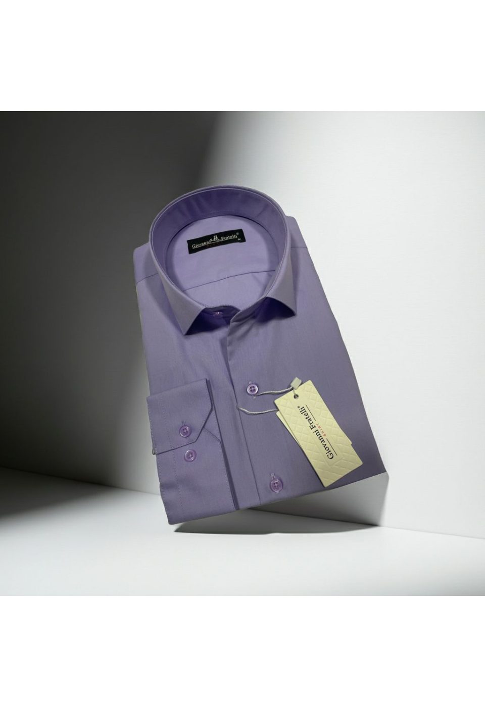 0408 CR 076 Slim Fit Uzun Kol Düz Renk Erkek Gömlek 3GMK310408076 - Giovanni Fratelli