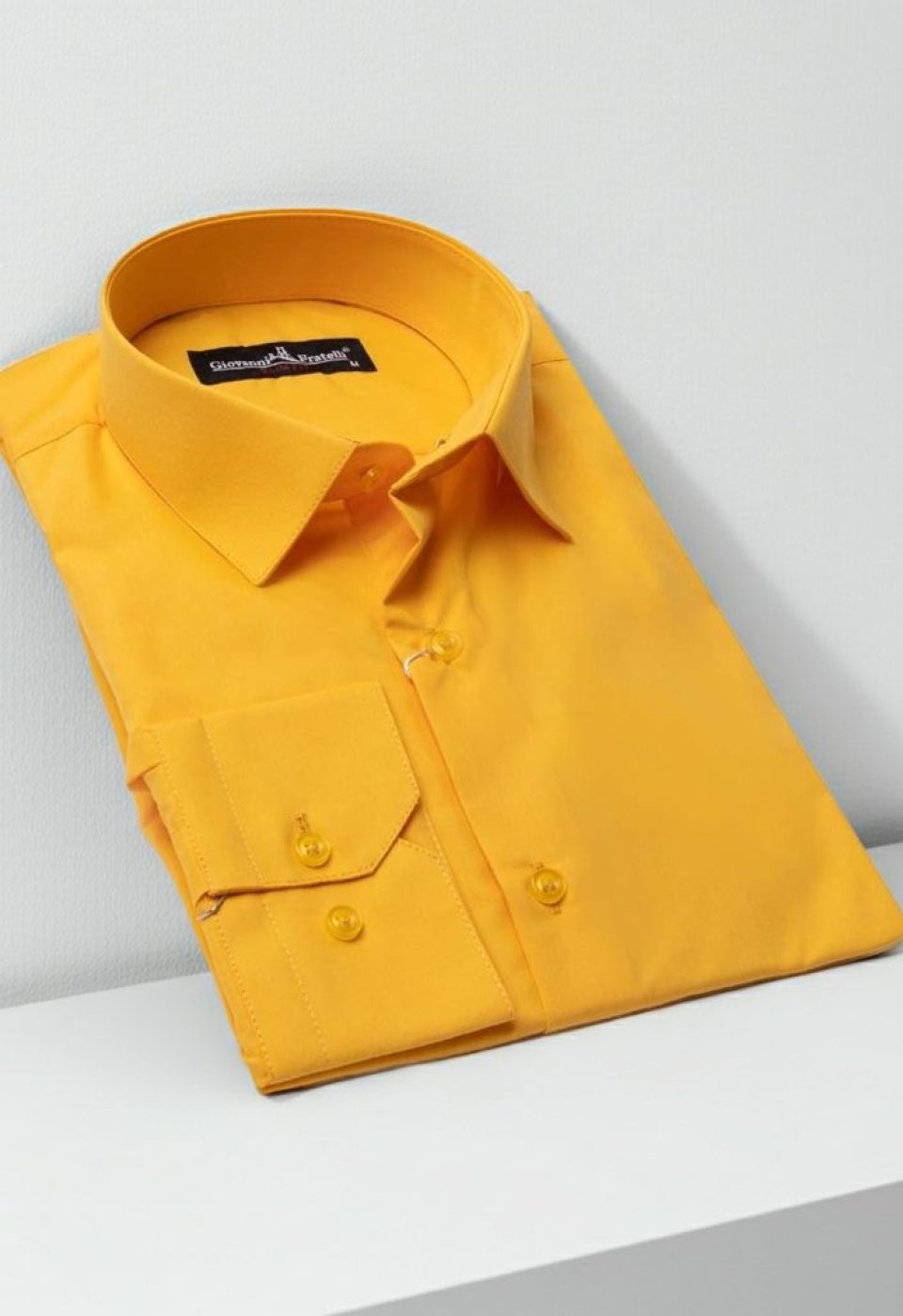 Slim Fit Uzun Kol Düz Renk Erkek Gömlek 3GMK310408078