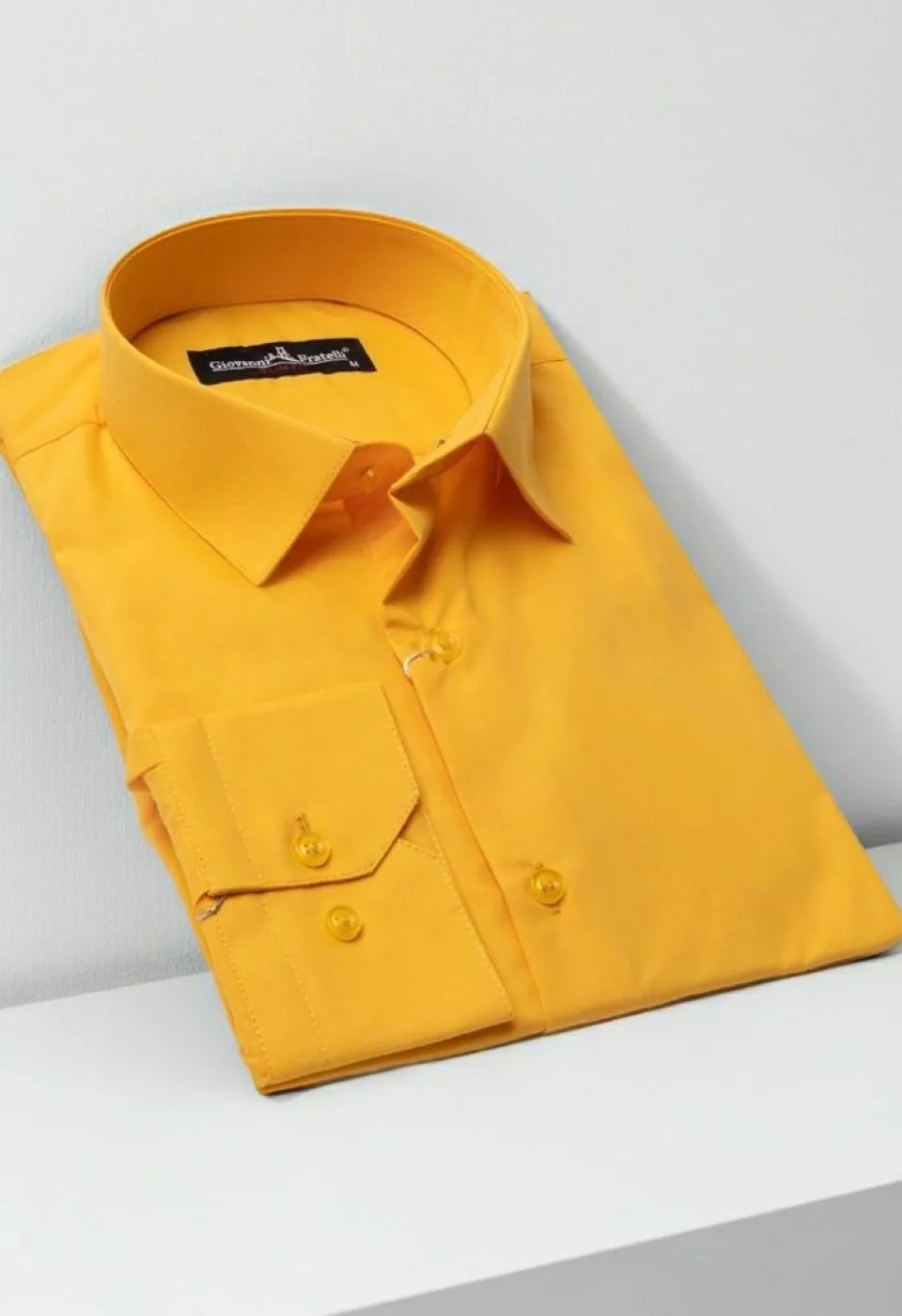 Slim Fit Uzun Kol Düz Renk Erkek Gömlek 3GMK310408078 - Giovanni Fratelli