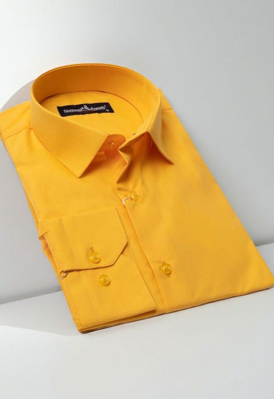 Slim Fit Uzun Kol Düz Renk Erkek Gömlek 3GMK310408078