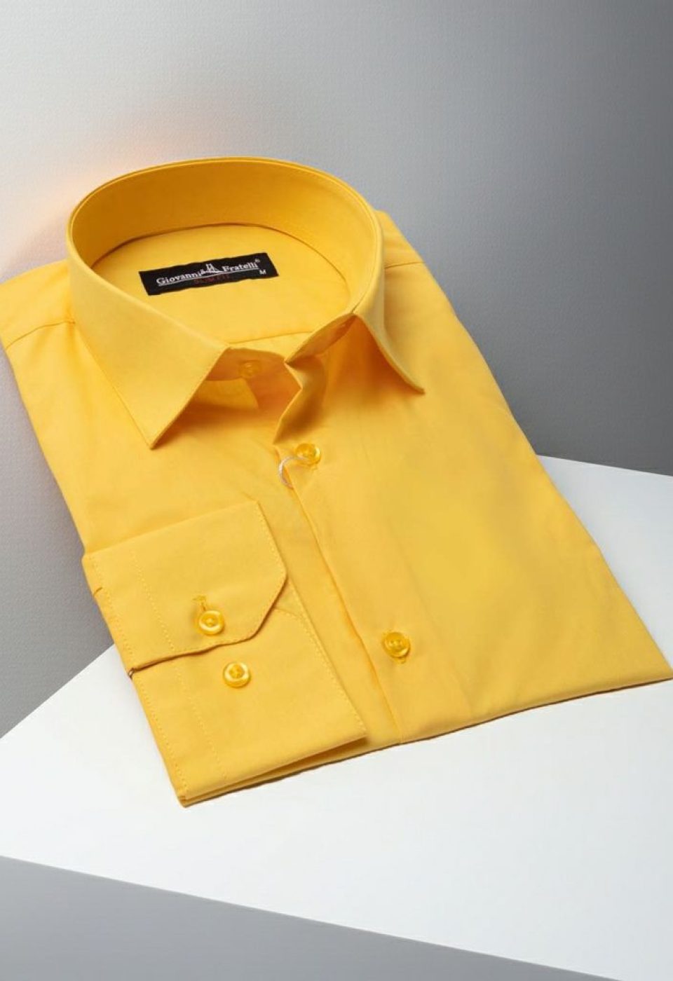 0408 CR 079 Slim Fit Uzun Kol Düz Renk Erkek Gömlek 3GMK310408079 - Giovanni Fratelli