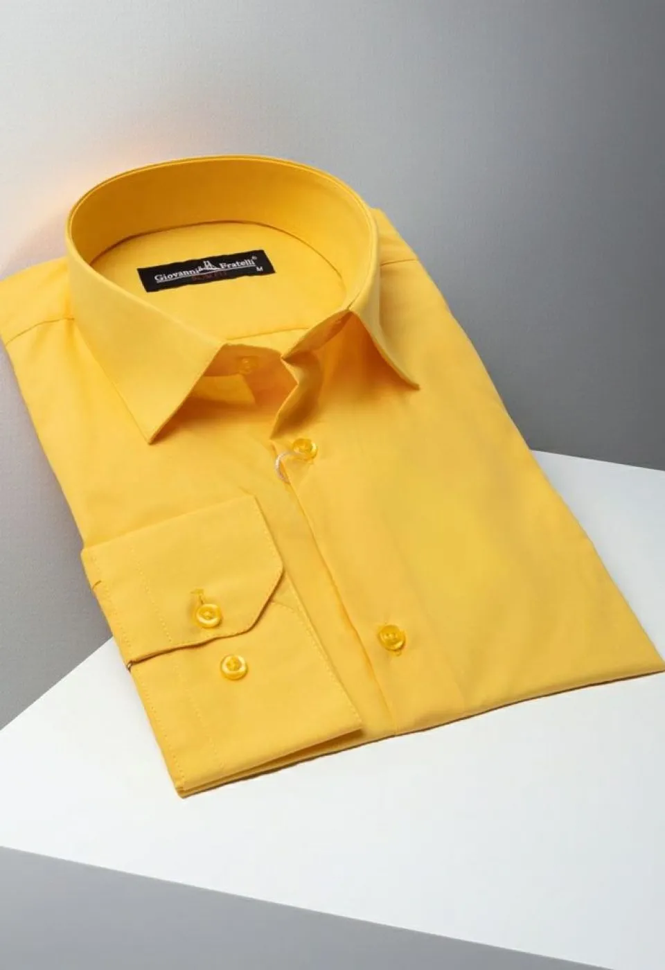 Slim Fit Uzun Kol Düz Renk Erkek Gömlek 3GMK310408079 - Giovanni Fratelli
