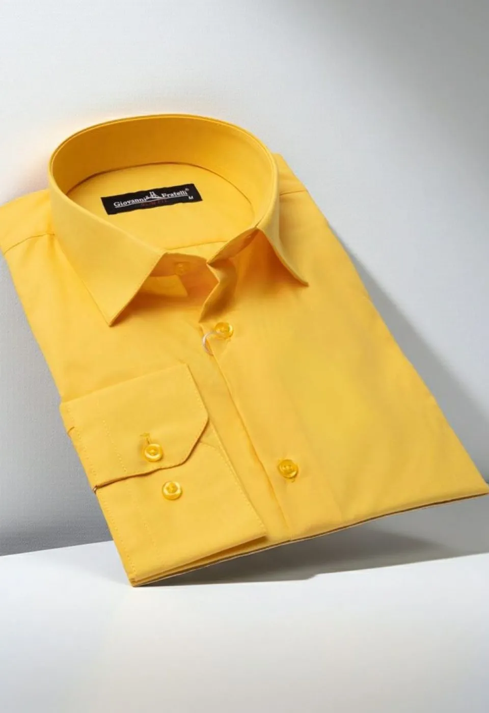 Slim Fit Uzun Kol Düz Renk Erkek Gömlek 3GMK310408079 - Giovanni Fratelli