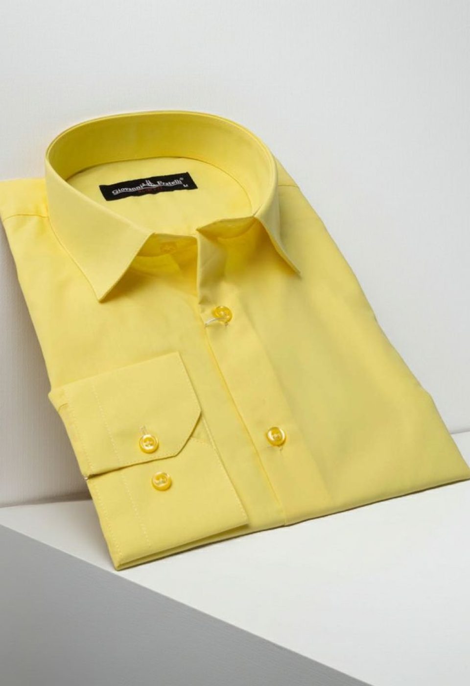 Slim Fit Uzun Kol Düz Renk Erkek Gömlek 3GMK310408080